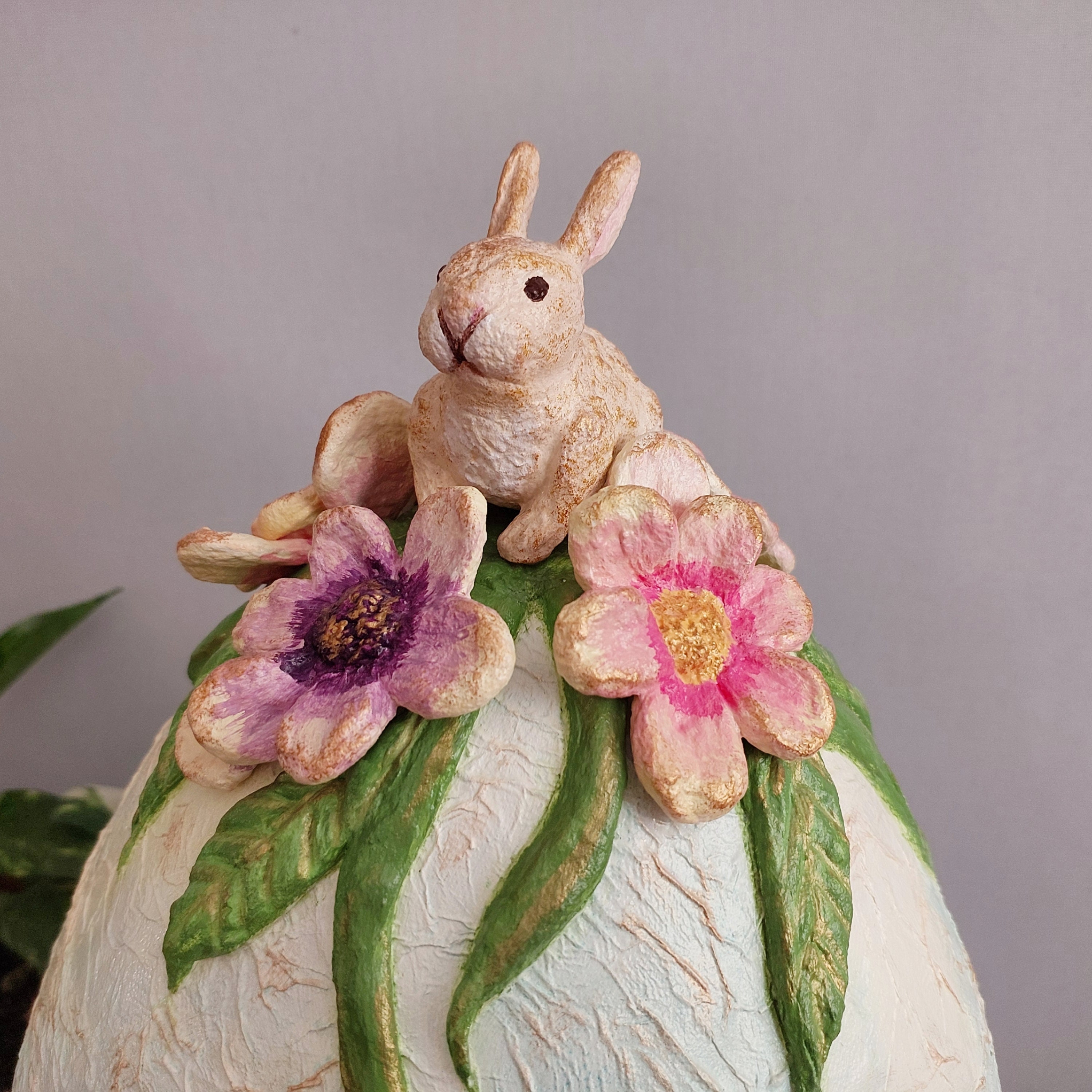 Oversize Easter Egg Tutorial Easter Decorations Paper Mache Egg Etsy