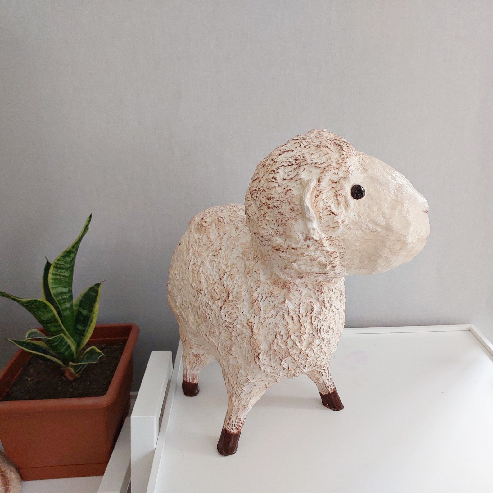 Sheep Sculpture Tutorial, Paper Mache Sheep, Video Tutorial, Sheep
