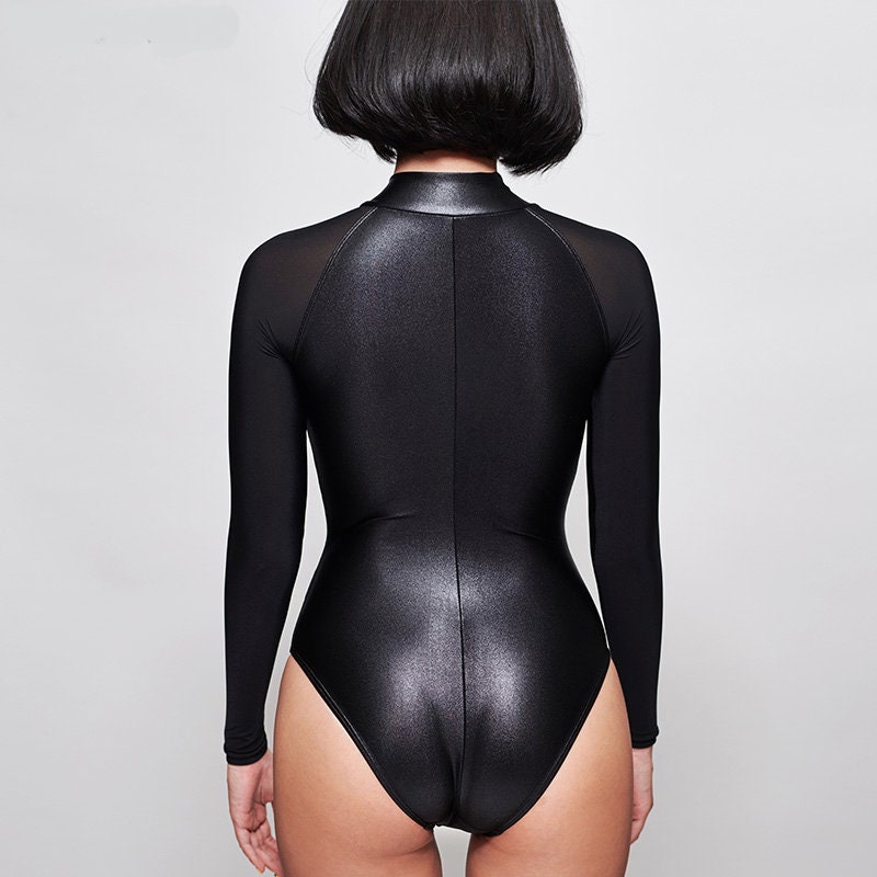 Hot sale! HBXY back zip waterproof women spandex bodysuit swimming
