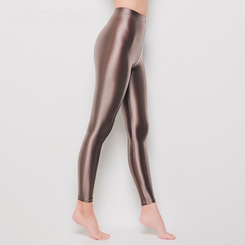 glossy opaque tights