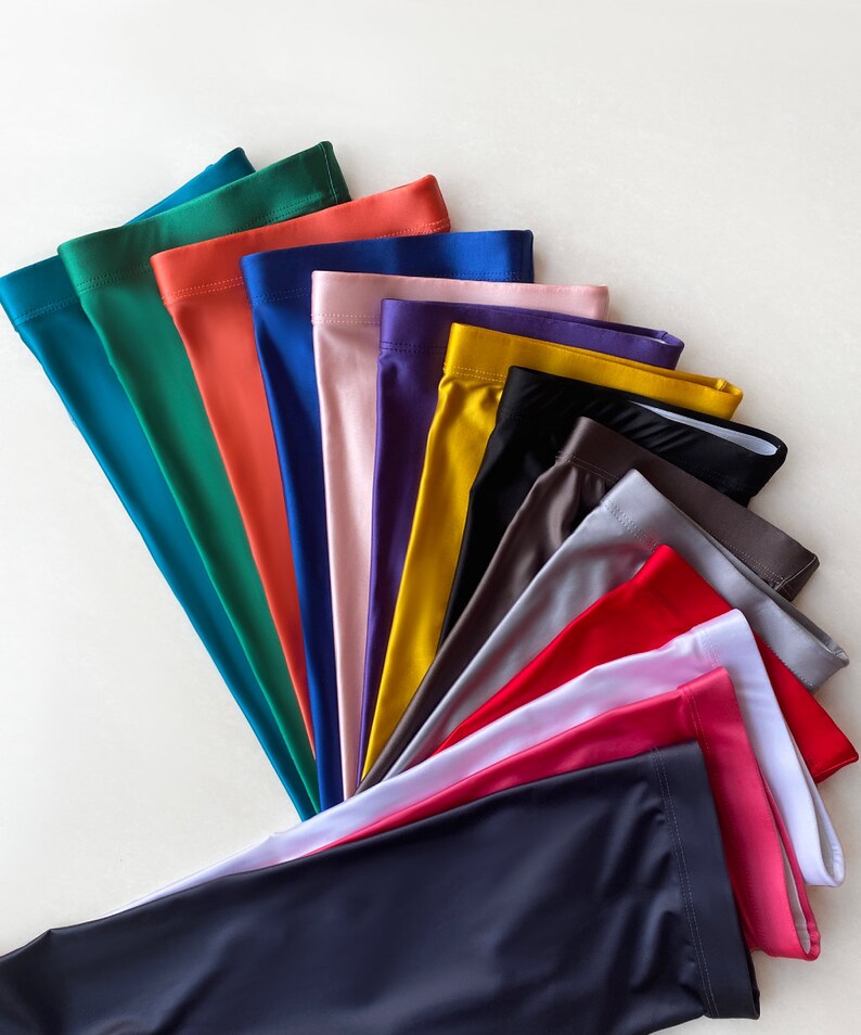 AMORESY Satin Silk Shiny Lycra GLOSSY OPAQUE Shiny Silky Kulticolor