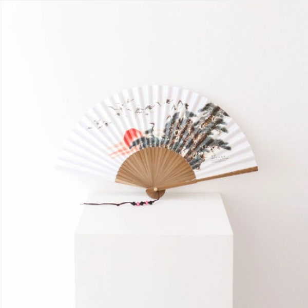 Korean Paper Fan Etsy