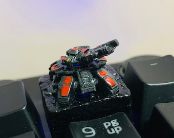 Starcraft2 Terran Siege Tank(siege mode) inspired Keycap for MX switch mechanical keyboards