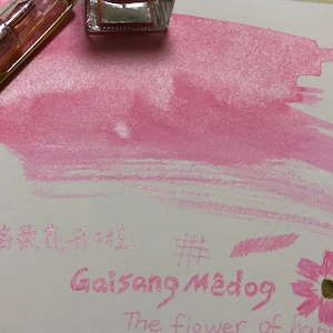 Whispers of Gaisong Flower, 18ml pink ink