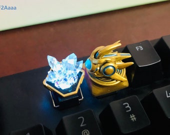 Klawisz inspirowany klasterem mineralnym Starcraft 2 do klawiatur mechanicznych MX Switch