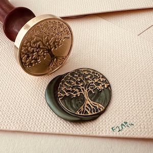 Cachet de cire symbole Arbre de vie