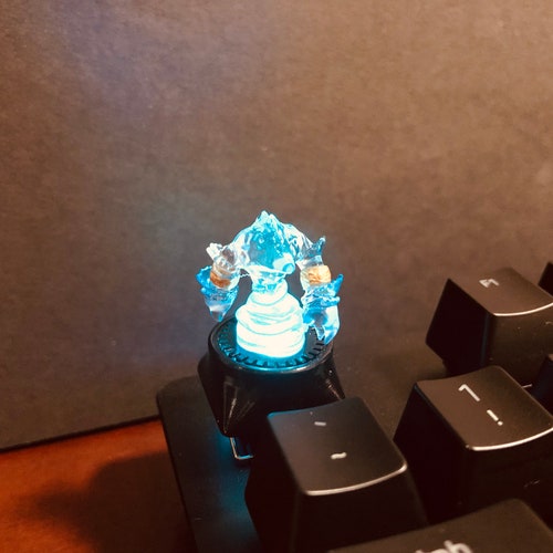 Tecla inspirada en el elemento agua para teclados mecánicos MX Switch