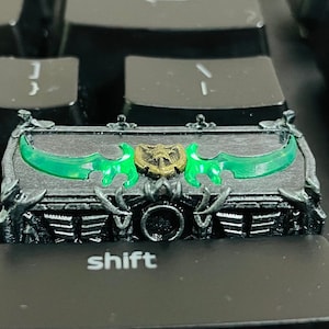 The Azzinoth blade inspired Keycap (ENTER key) for MX switch mechanical keyboards