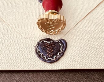 Lovely Heart symbol seal wax stamp