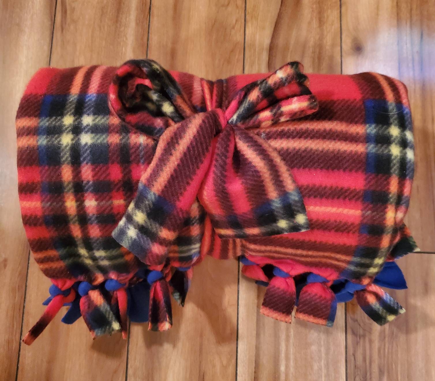 Fleece Tie Blanket Super Soft Cozy MEDIUM LARGE Etsy