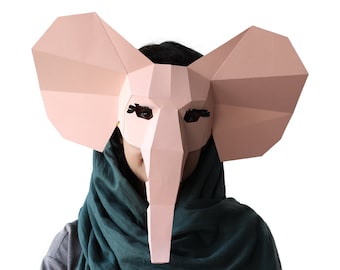 Elephant Party Mask  Etsy