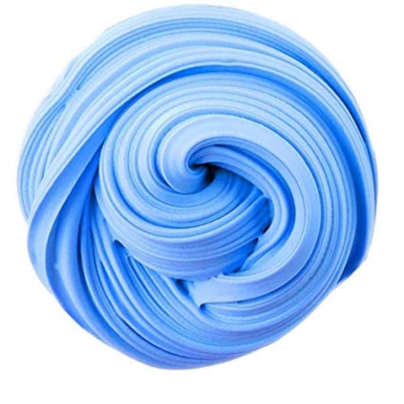 Blue Fluffy Slime GIANT SIZE 8 oz Etsy