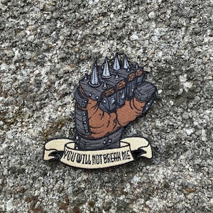 Indomitable Spirit Full Embroidery Patch