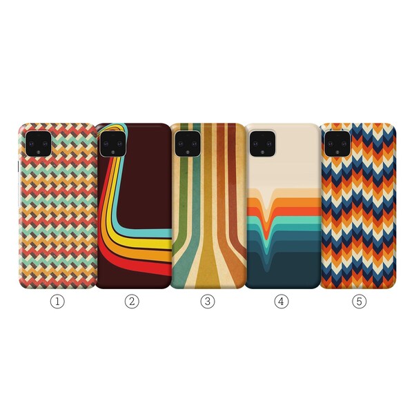 Retro Geometric Google Pixel 6 5 case Google Pixel 4A 5G Google Pixel  5 Pixel 3A Pixel 3 Pixel 3 XL Pixel XL Pixel 2 Google Pixel 4A ns63