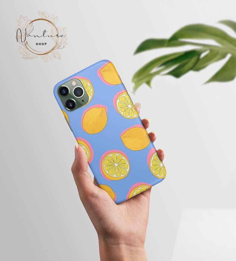 Blue Lemon iPhone 12 case iPhone 12 Pro case iPhone 11 Pro iPhone XS Max iPhone SE 2020 iPhone 11 case iPhone X iPhone XR iPhone 11 n12