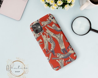 Red Cat iPhone 13 hoesje iPhone 12 Pro hoesje iPhone 11 Pro iPhone 7 iPhone 11 hoesje iPhone SE 2020 iPhone 8+ iPhone XS Max iPhone X c26