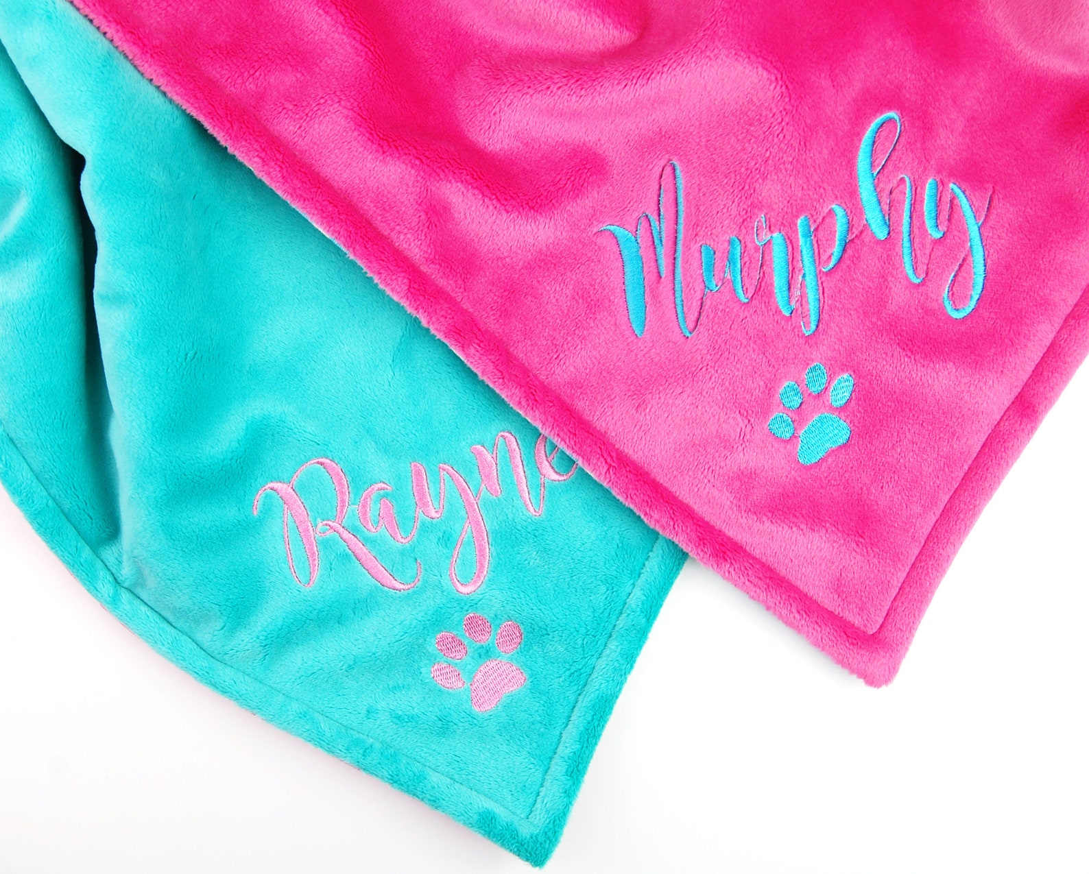 Dog Blanket Yellow with Name Personalized Terrier Gift Print Etsy