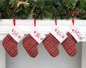 Dog Christmas Stocking Personalized, Cat Stocking, Pet Mini Christmas Stocking