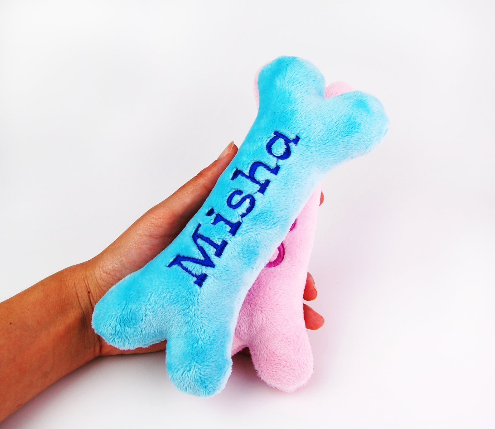 Personalized Dog Toy Bone Pillow Plush Toy Etsy