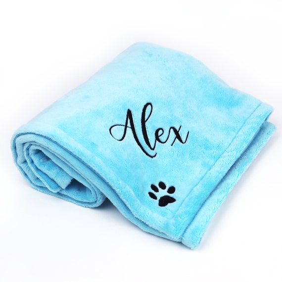 Personalized Dog Bed Blanket Plush Minky New Puppy Gift Etsy