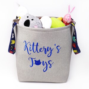 small cat toy basket