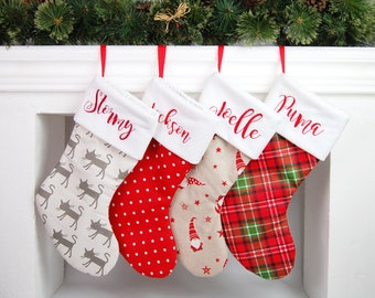 Holiday stockings Personalized Christmas Stocking Family, Cat Stocking, Pet Christmas Stocking 2020