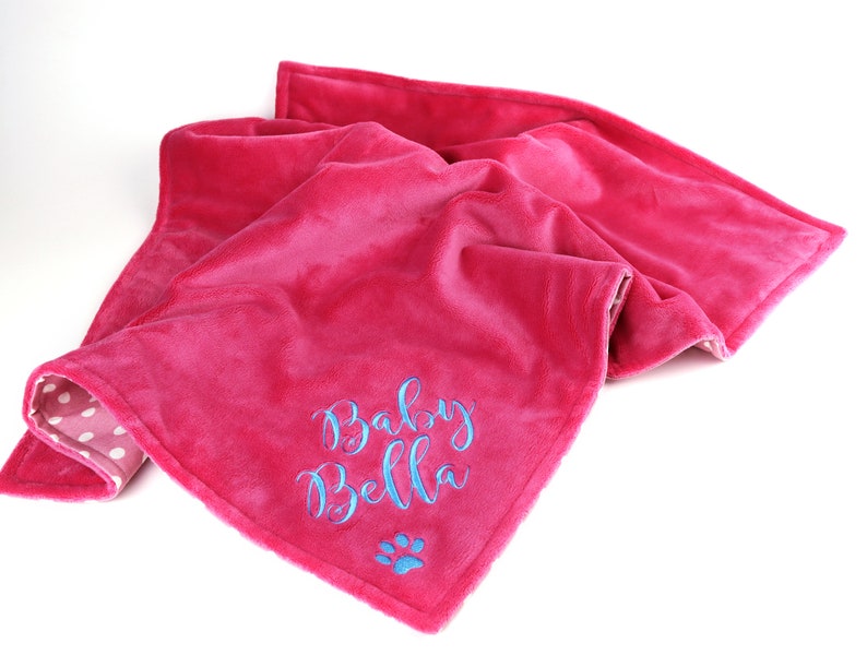 Personalized Dog Blanket New Puppy Gift Etsy