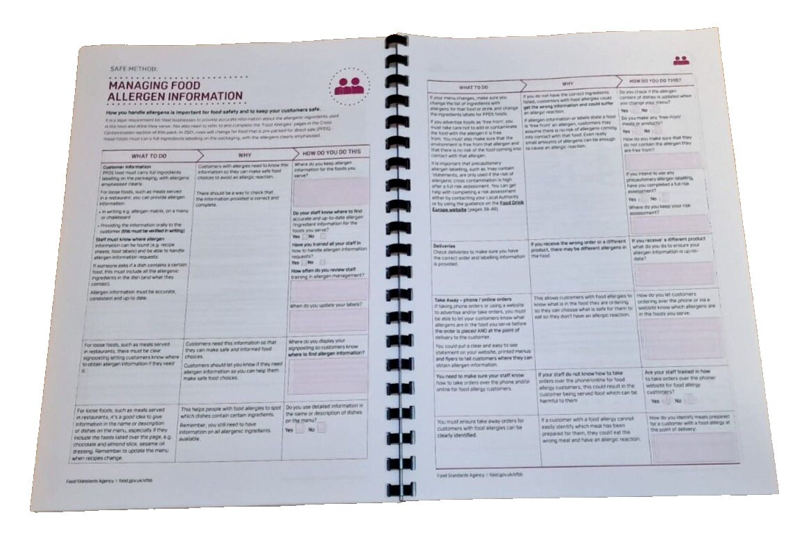 2023 SFBB Safer Food Better Business Caterers Pack + Diario - Foto 12