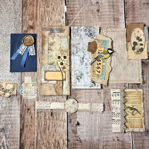 Junk Journal - Bird Ephemera - 10 piece set (O)