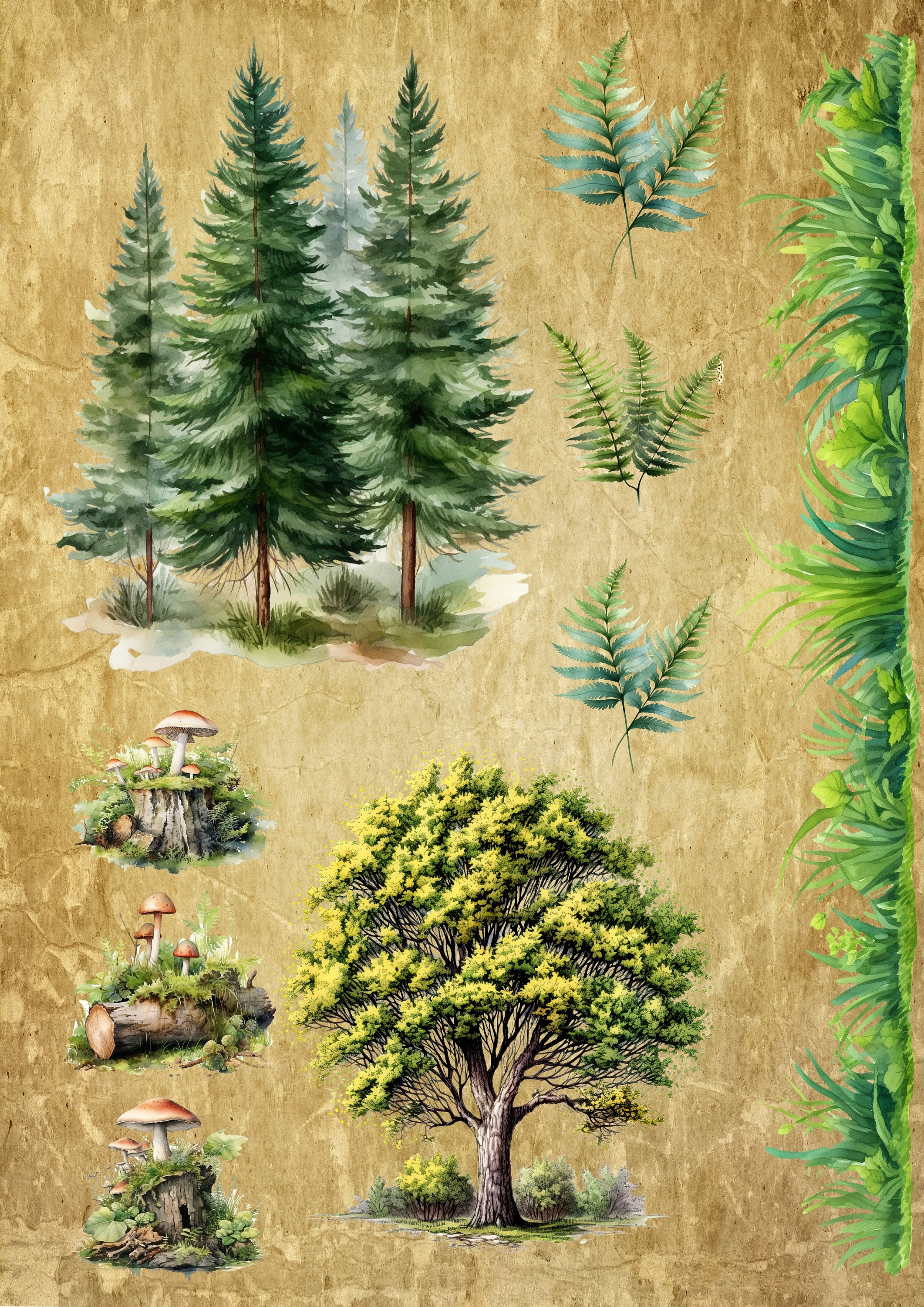 Urban Botanics - 35 Pages Junk Journal Printable Kit, Digital Download ...