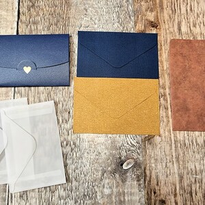 Envelopes mistos - Conjunto de 6 - Junk Journal