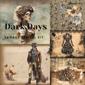 Service d'impression et service postal - Kit de journal indésirable Dark Days