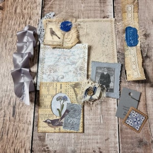 Junk Journal - Bird Ephemera - 10 piece set (J)