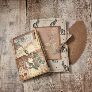 Woodland Friends Journal includes Pouch Full of Ephemera