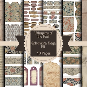 Print & Post Service - Whispers of the Past - 40 pagina's ongewenste dagboekpagina's
