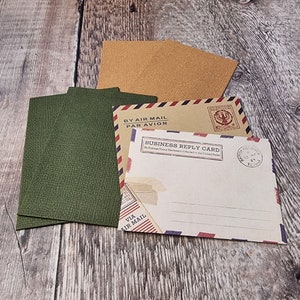 Gemischte Briefumschläge - 6er Set - Junk Journal