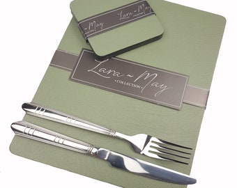 Personalised Photo Hard Backed Placemat 20cm X 28cm X 1 With Matching Coaster