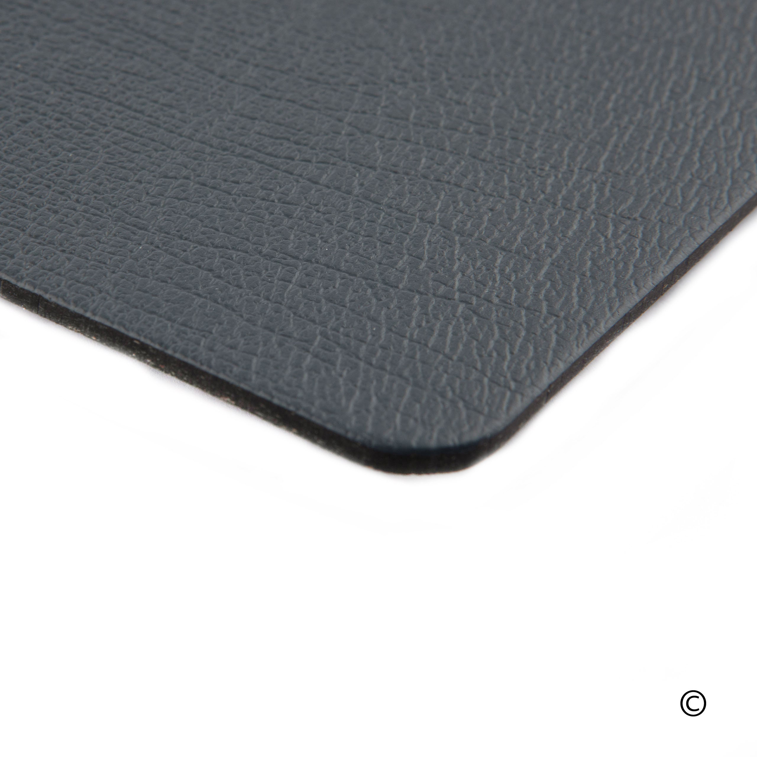 Large Leather Place Mats Sets of 6 Slate Grey Table Mats Etsy UK