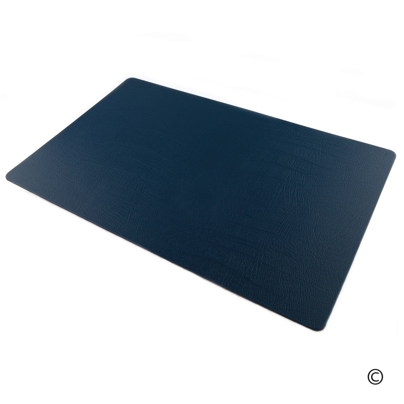Large Leather Place mats Sets Of 6 Royal Blue table mats Etsy.de