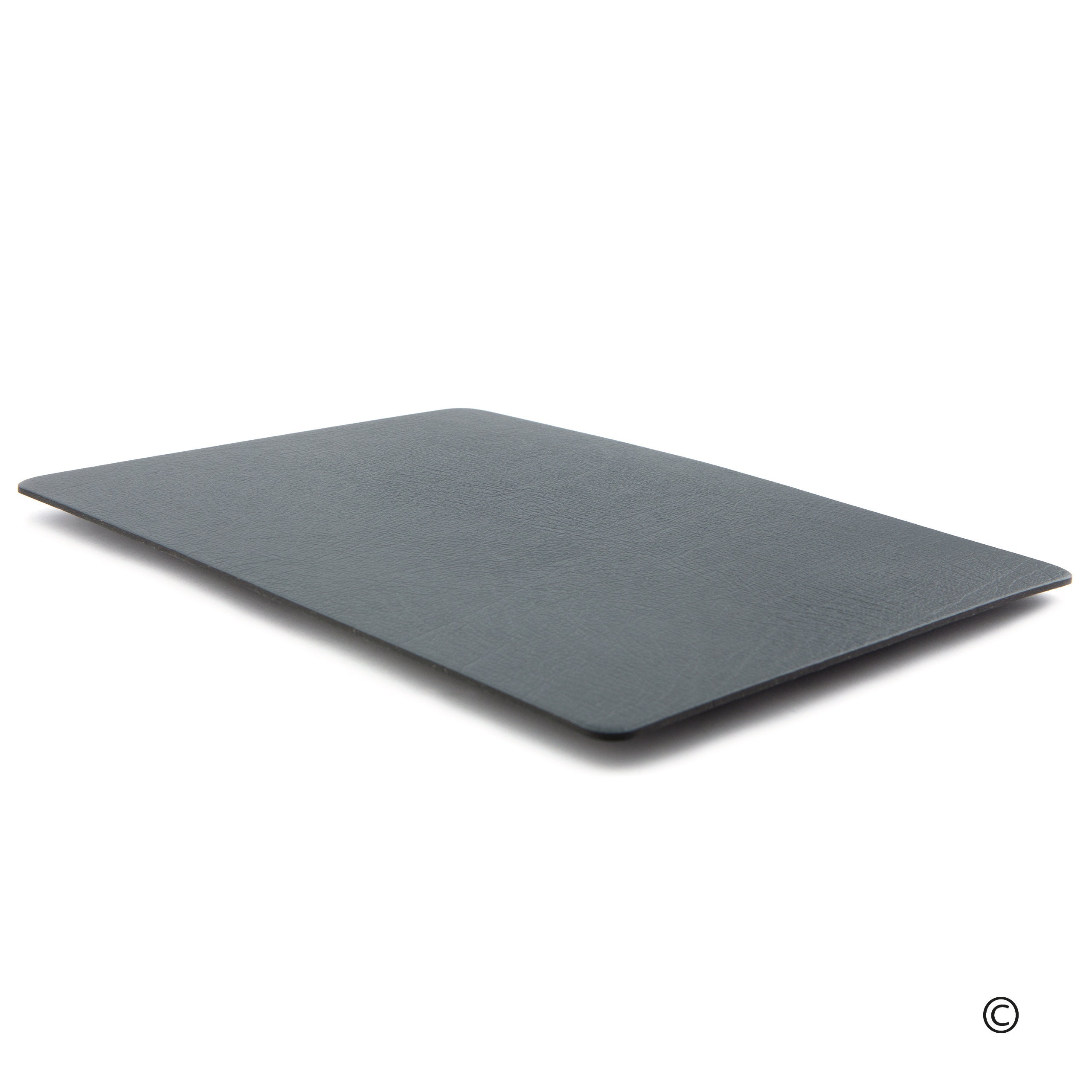 Placemats Set of 8 Recycled Leather Slate Grey Place Mat 28cm Etsy UK