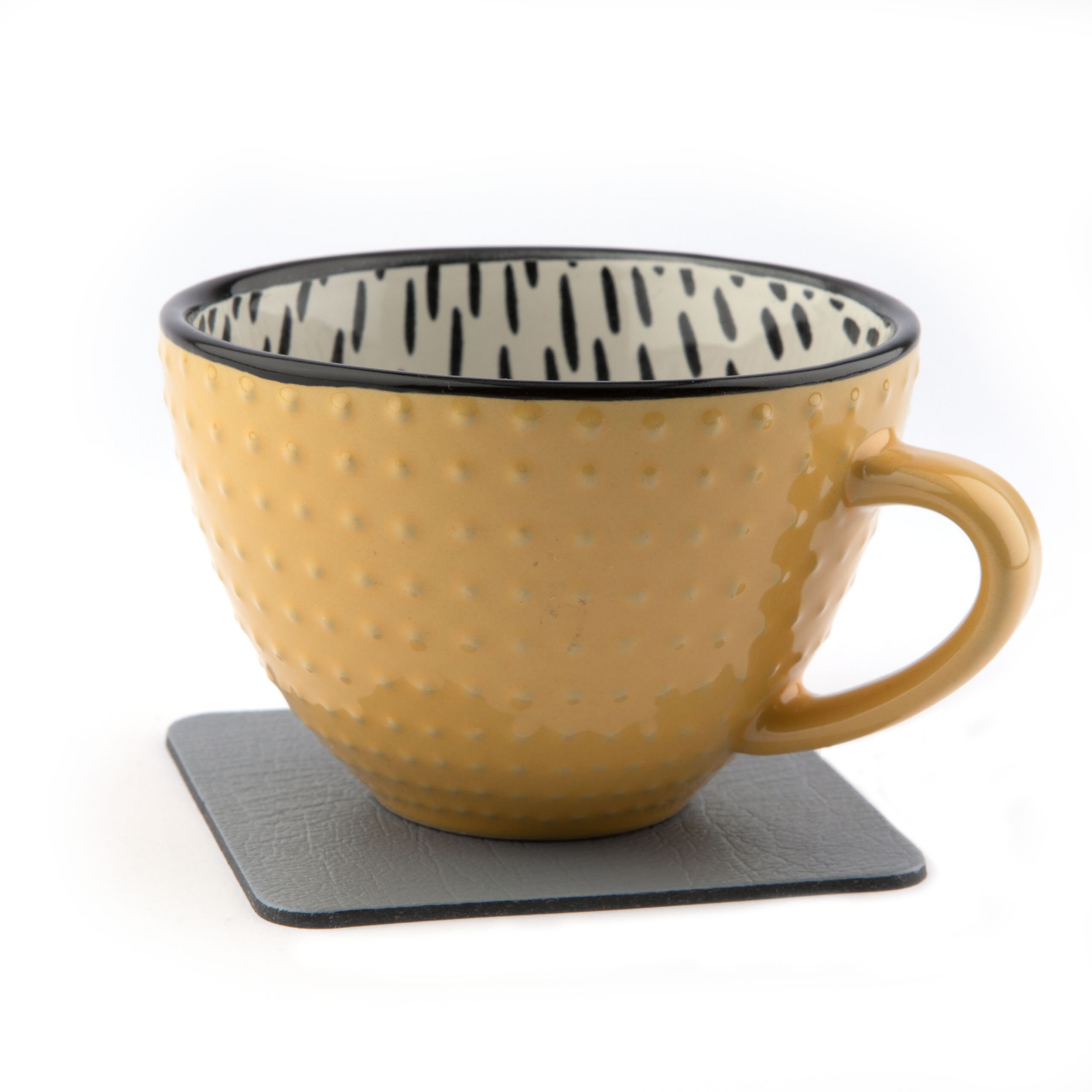 Coaster Set of 4 Light Grey Coasters Made in the UK From Etsy