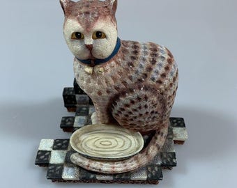 Curious Cats Moses Lang & Wise Collection 1999 First Edition Figurine