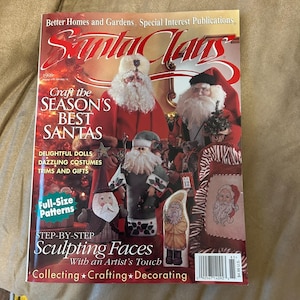 Better Homes and Gardens Magazine 1998 Collector's Issue Santa Claus Full-Size P