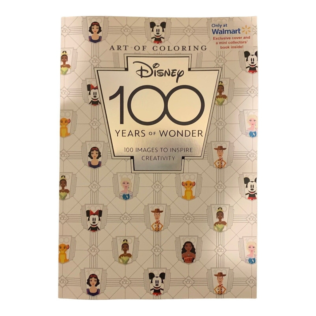 Disney Adult Coloring Book Disney Coloring Book Adult - Etsy