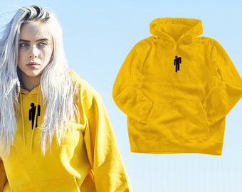 billie eilish yellow hoodie