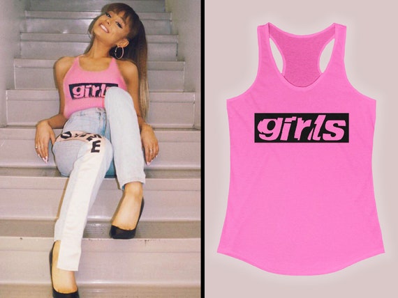 Ariana Grande Girls Crop Tank Top Ariana Grande Sweetener Tour Shirt Ariana Grande Concert Merch Dress Outfit Gifts For Fans Apparel
