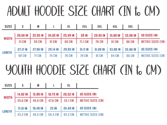 Billie Eilish Merch Size Chart Camba