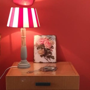 Handgemaakte houten eigenzinnige lampenkappenpaar
