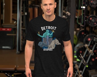 Detroit Iconic Short-Sleeve Unisex T-Shirt