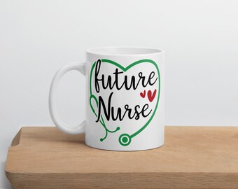 Futura enfermera taza